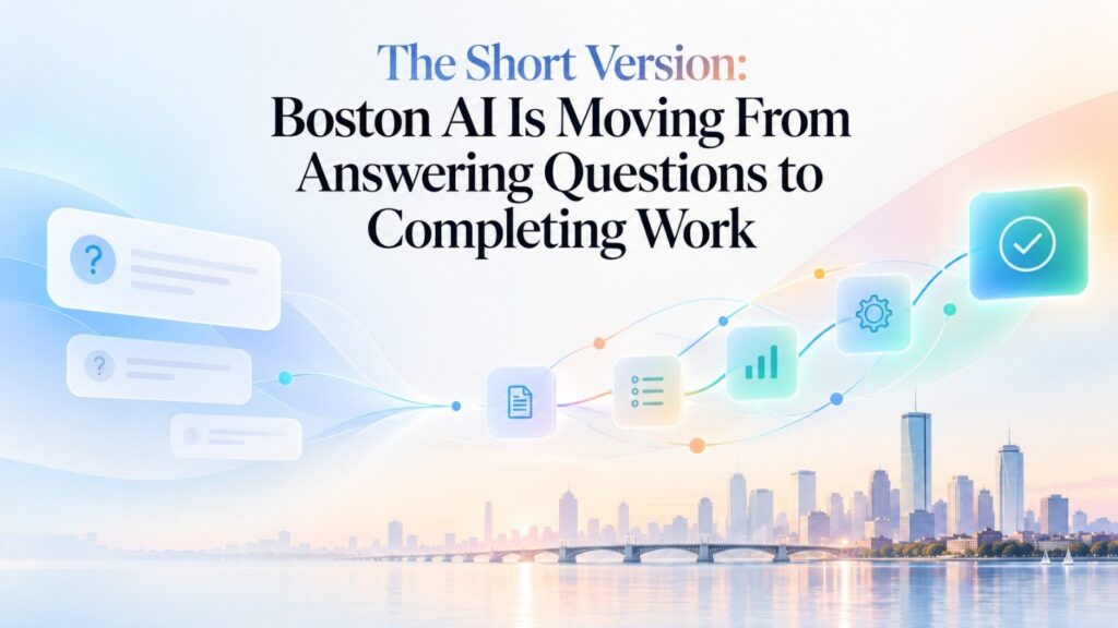 That model is much closer to a worker than a chatbot. The distinction matters because the economic value can be dramatically different when software moves from generating suggestions to completing outcomes.