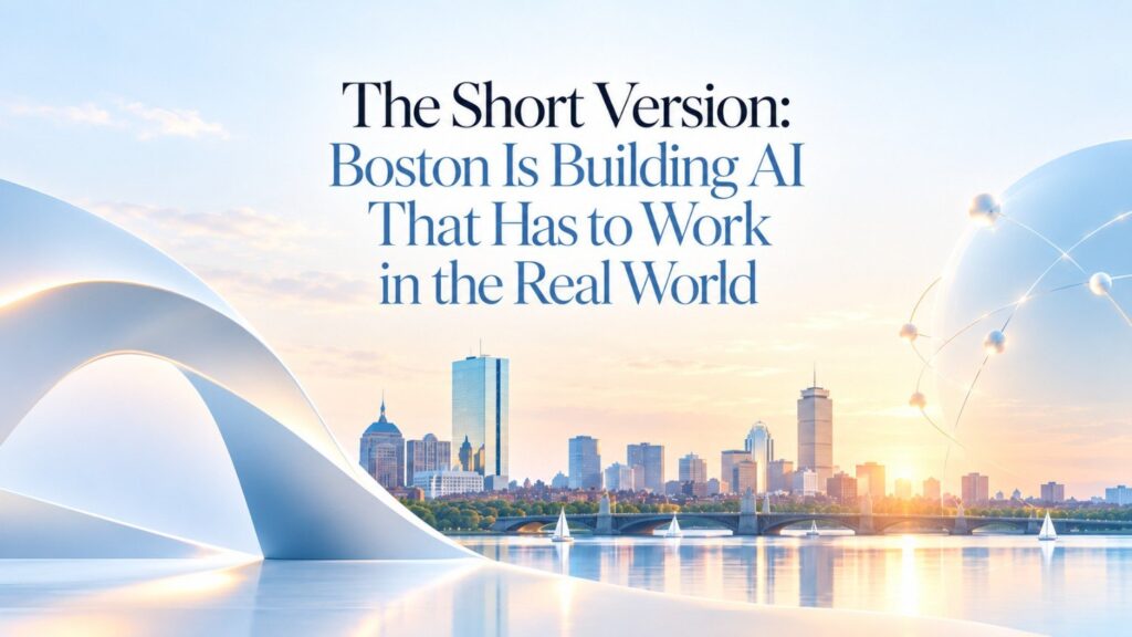 Our biggest finding is simple: Boston's strongest AI advantage may be where software meets difficult real-world systems.