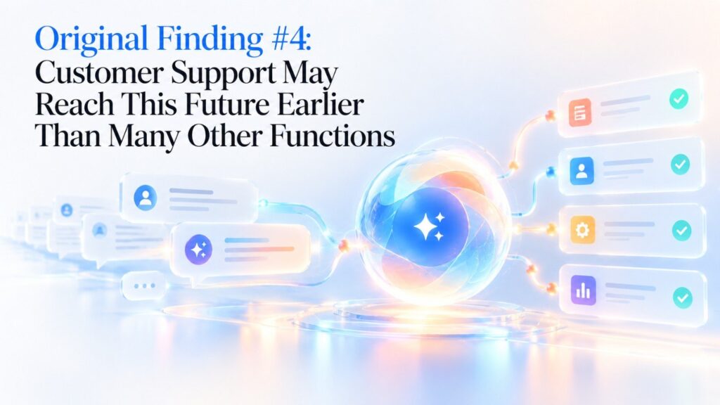 Customer support has several qualities that make it unusually suitable for agents.