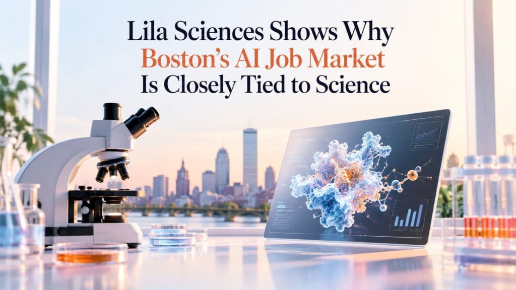 Lila Sciences may be one of the most important companies to watch when thinking about Boston AI employment because its hiring footprint stretches across both AI and scientific research. The company has recruited across applied machine learning, research engineering, data science, AI infrastructure, technical program management, autonomous laboratories, software, and several scientific disciplines.