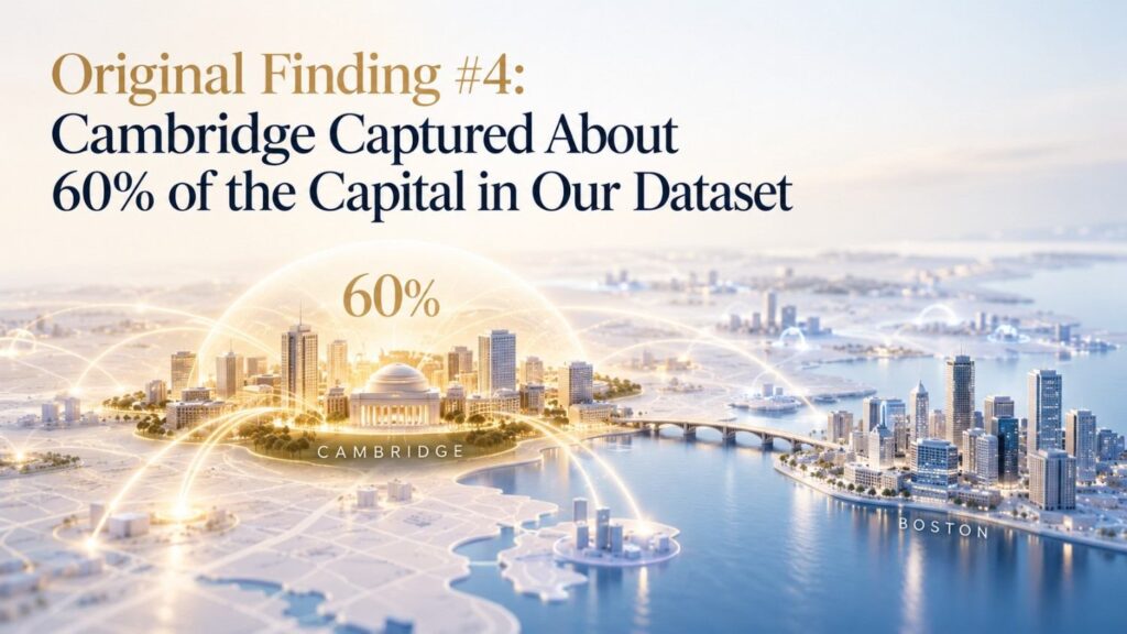 The ten Cambridge companies in our dataset account for approximately $1.074 billion, or 60% of the strict total.