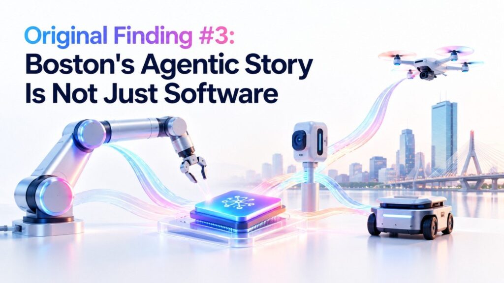 The seven active core-agent companies also reveal something unusual about Boston.
