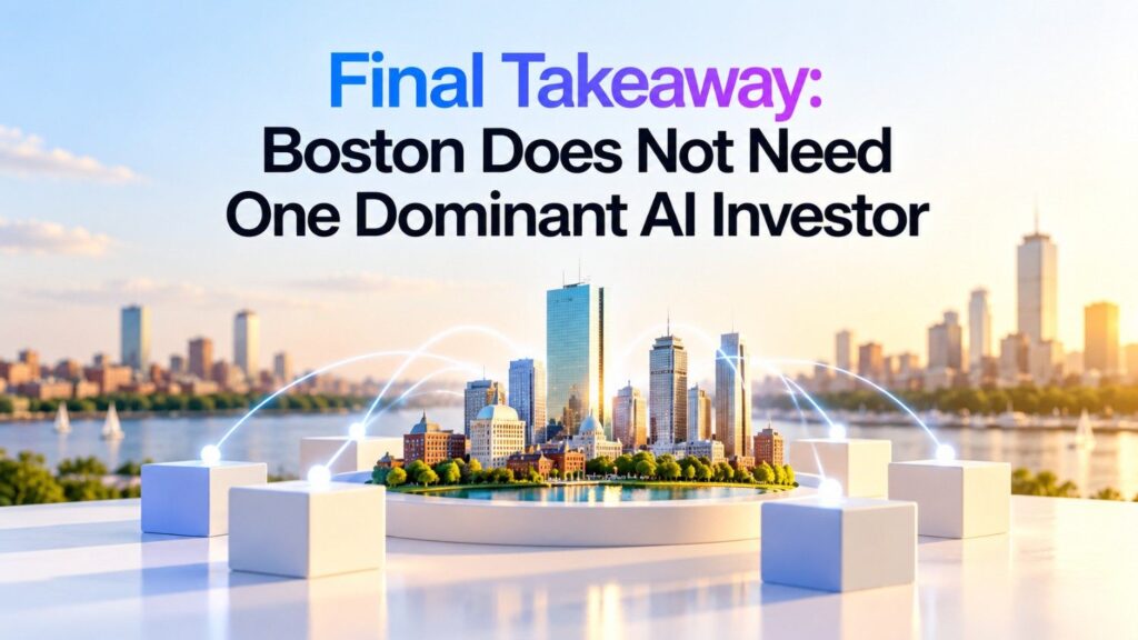 Then investors from California, New York, Europe, Japan, and elsewhere arrive when Boston companies become compelling enough.