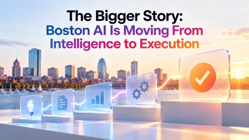 For Boston, that shift may be especially important because the region's strongest industries are full of exactly the kinds of difficult workflows that agents are being built to handle.