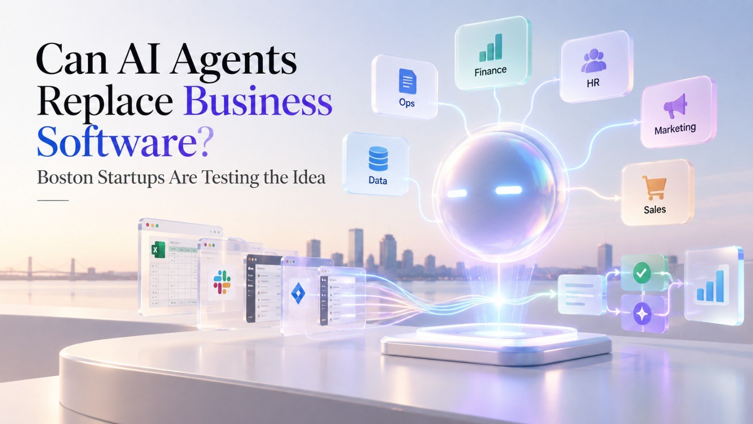Explore whether AI agents could replace parts of traditional business software and how Boston startups are testing new agent-first enterprise models.