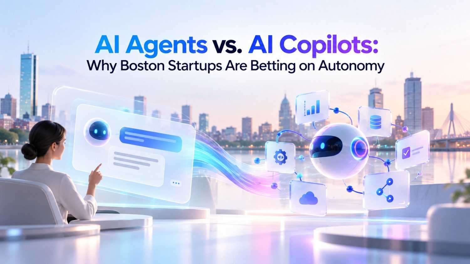 Understand the difference between AI agents and AI copilots and why Boston startups are building autonomous systems that can execute complex business workflows.