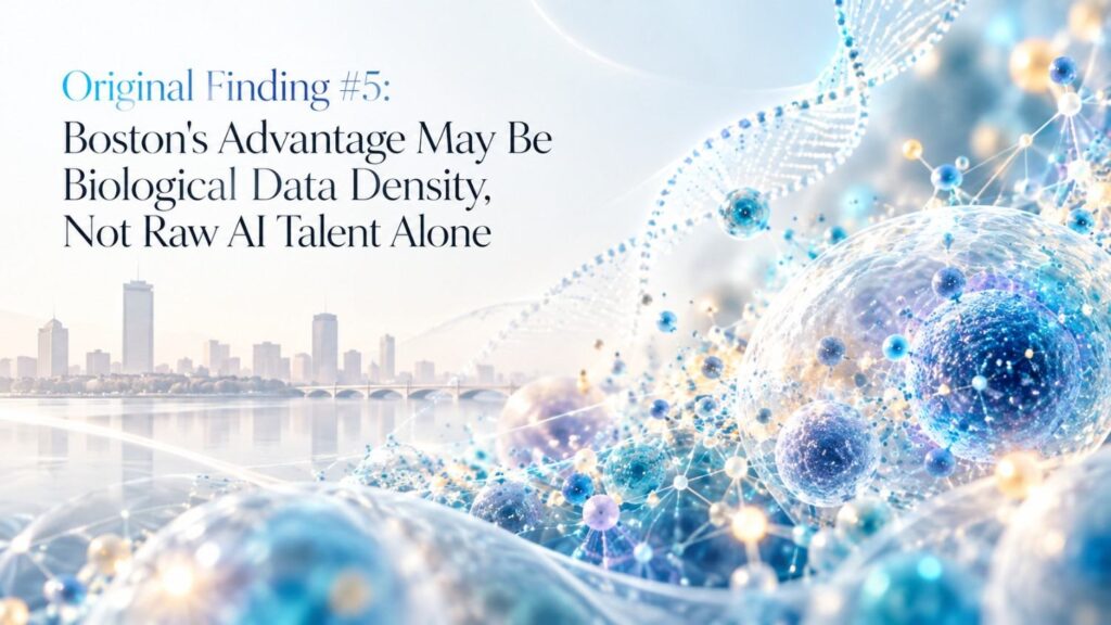 The region's advantage is the density of biological systems that can generate useful evidence.