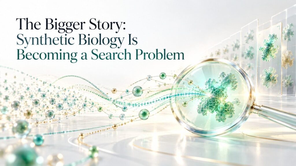 Instead of manually exploring a tiny fraction of possible biology, researchers can increasingly build systems that decide where to look next.