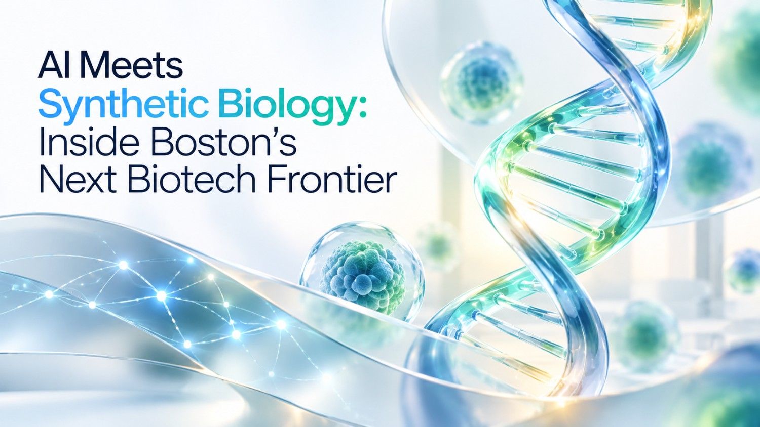 Explore how Boston startups are combining AI and synthetic biology to engineer cells, proteins and biological systems for medicine and biotechnology.