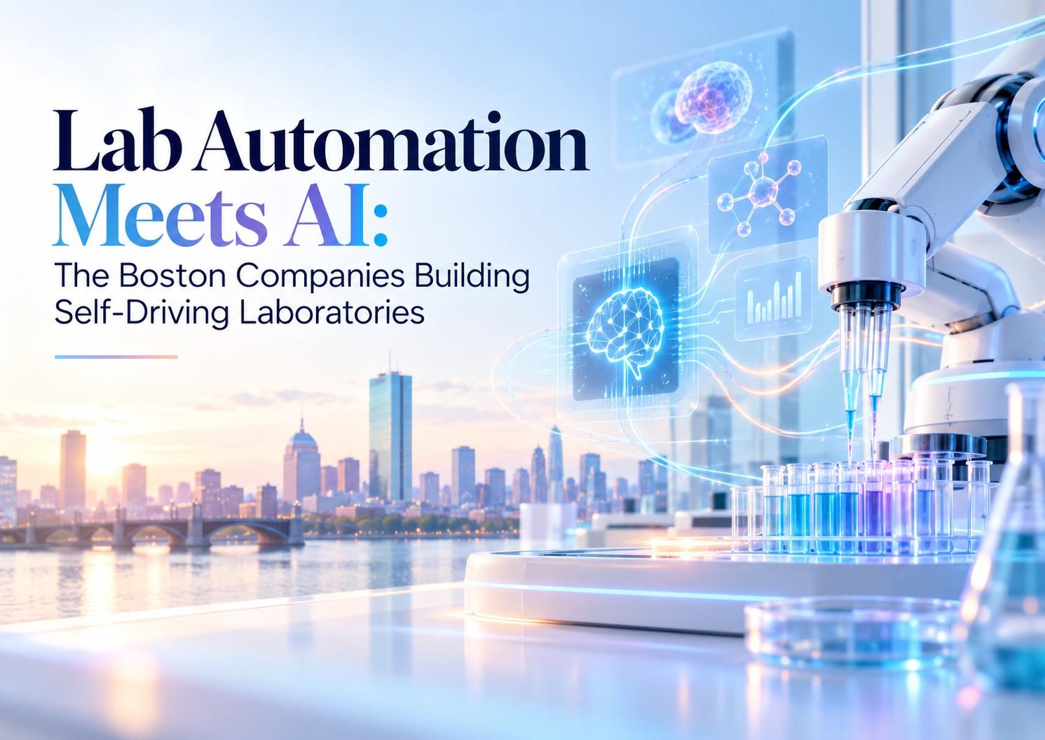 Discover Boston companies combining AI, robotics and lab automation to build self-driving laboratories that can run and learn from experiments.