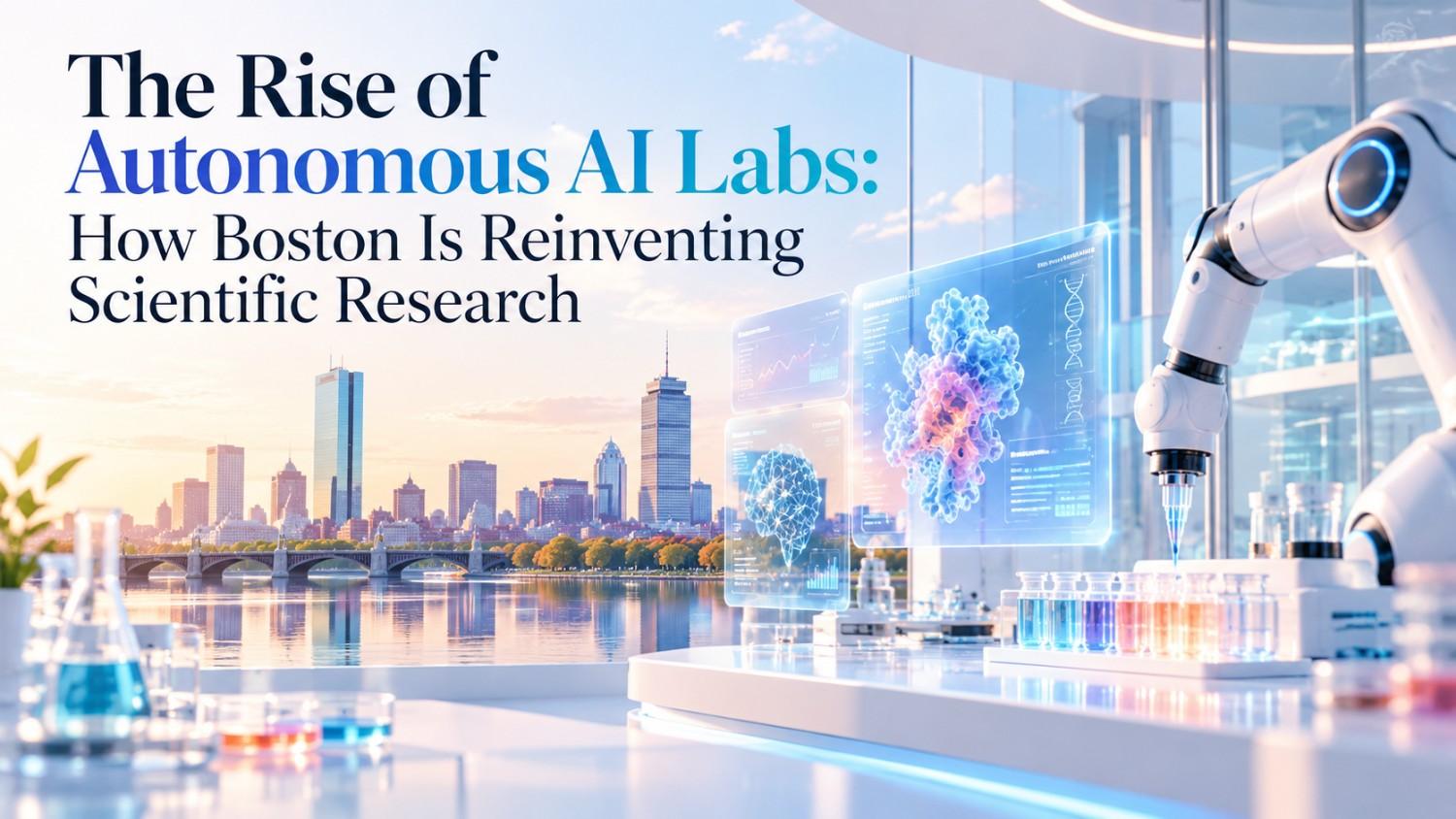 Explore how autonomous AI labs are changing scientific research in Boston through robotics, AI agents, automated experiments and faster discovery cycles.