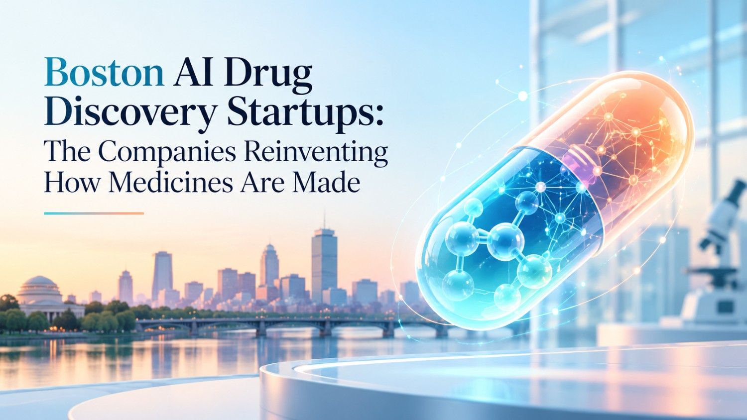 Discover Boston AI drug discovery startups using artificial intelligence to speed research, design new medicines and transform how biotech companies develop treatments.